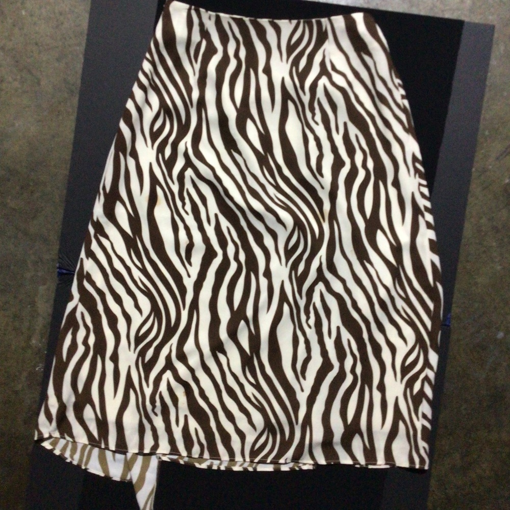 Petite Studio Brown & Cream Skirt